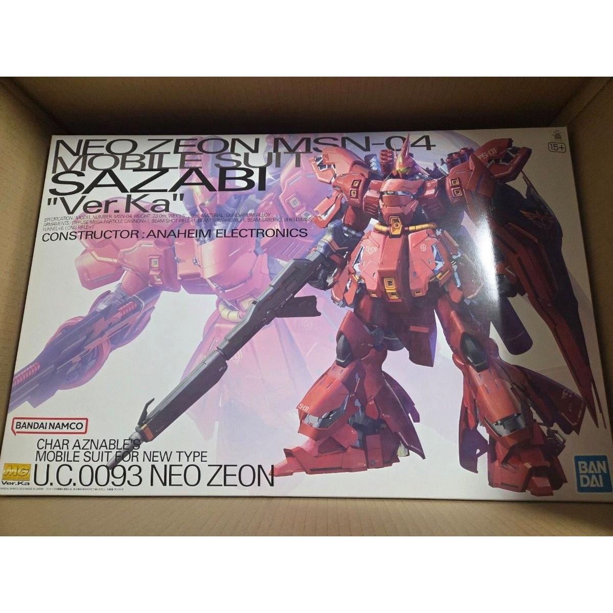 Б/у MG Sazabi Ver Ka Мобильный доспех Гандам Атака на Гандам Gunpla