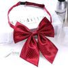 Dots Bowknot Neckties Stripe JK Uniform Bow Ties Elegant Airline Stewardess Necktie  Ladies/Girls