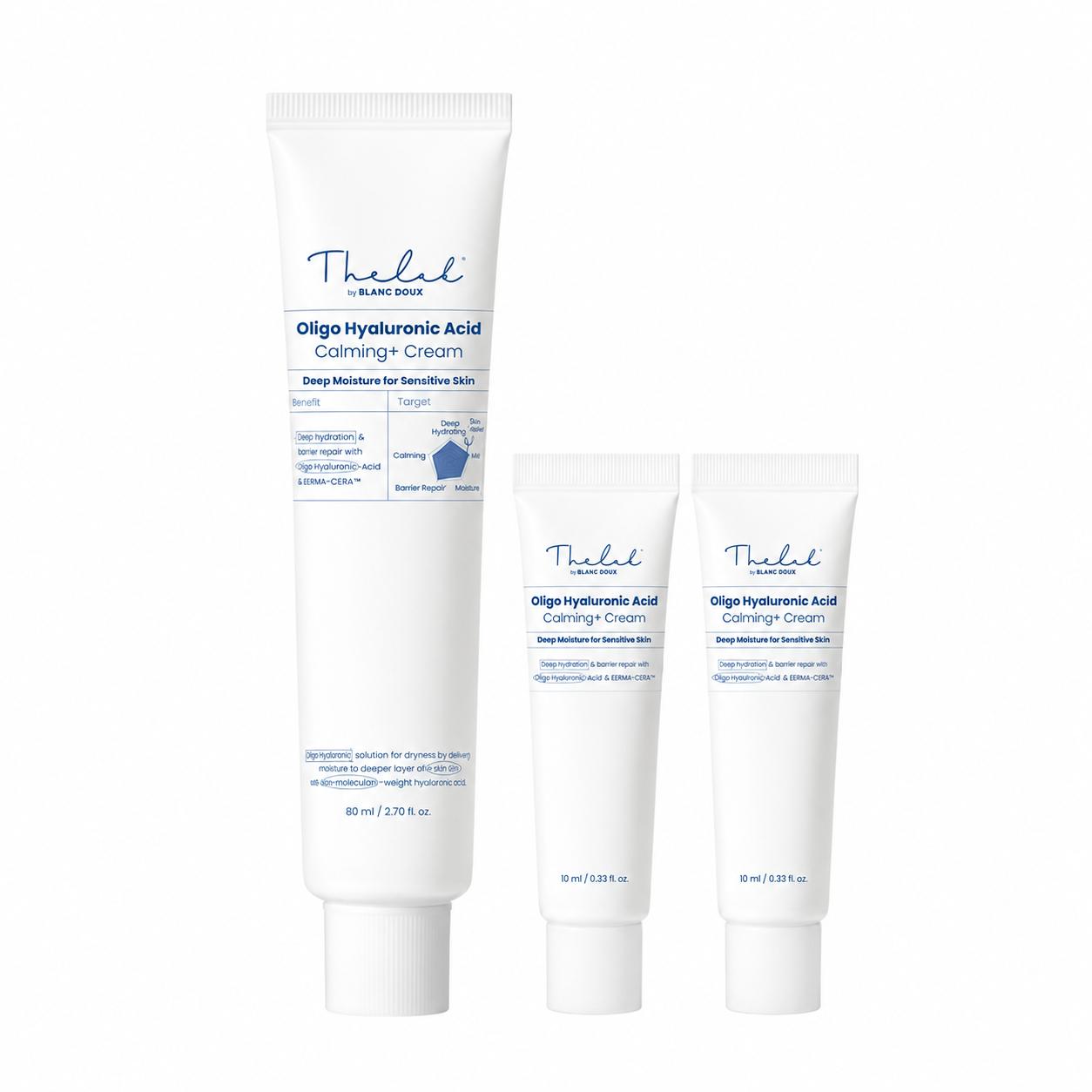 THE LAB by blanc doux Oligo Hyaluronic Acid Calming+ Cream 80ml Special Set Cream 80ml Special Set