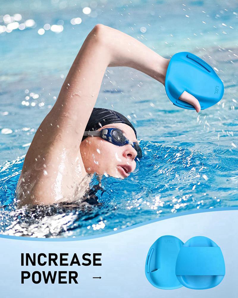Silikon-Schwimmflossen für das Training - Verstellbare Handpaddel für Männer, Frauen und Kinder