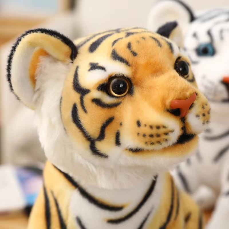 Simulation Tiger Lion Doll Plush Toy Stuffed Toys Kawaii Plushies Dolls Pillow Animals Toys for Children Home Decoration Gifts