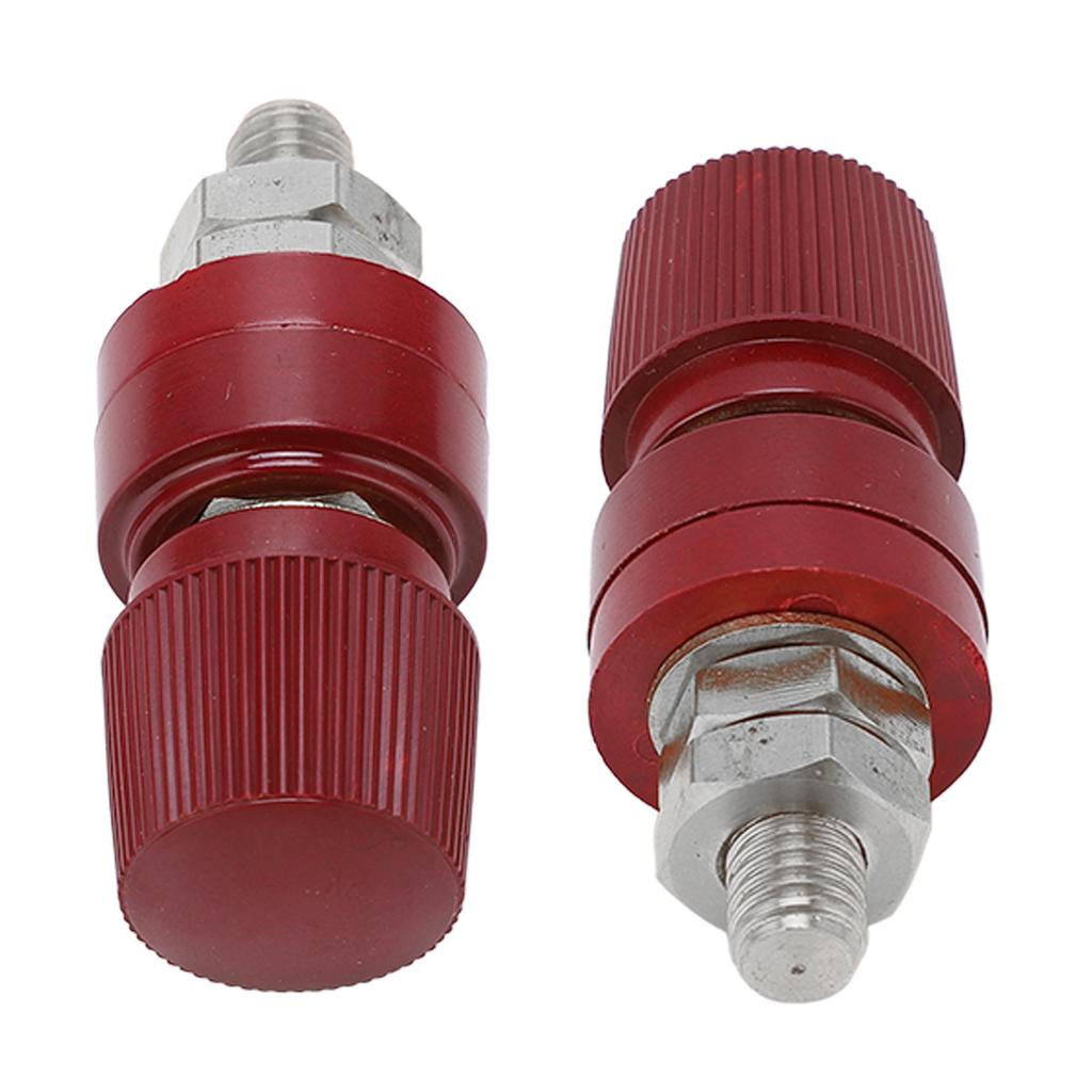 5pcs M8 Terminal Post Nickel Plated Brass Inverter Terminal Connector for Welding NaMachinery