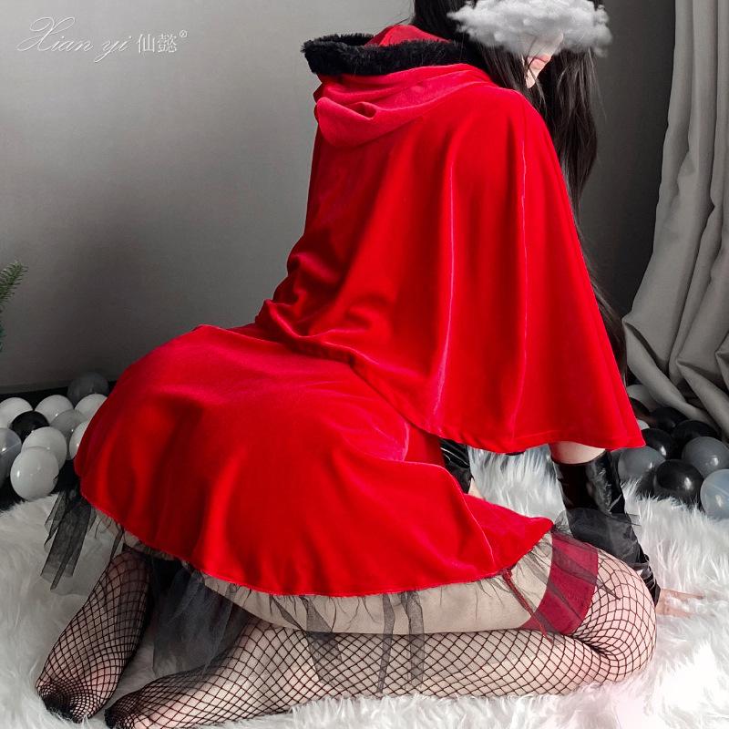 Xianyi Lingerie: Christmas Devil Uniform Set for Role Play & Halloween