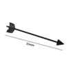 Schraube 35mm Silber Schwarz Industriell Barbell Schmuck Stecker Ohrring Pfeil Piercing Ohrknorpel