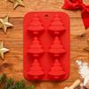 Christmas Silicone Molds Non Stick Christmas Silicone Cake Baking Mold Christmas Candy Molds for Cake Soap Candy Ice Cookie