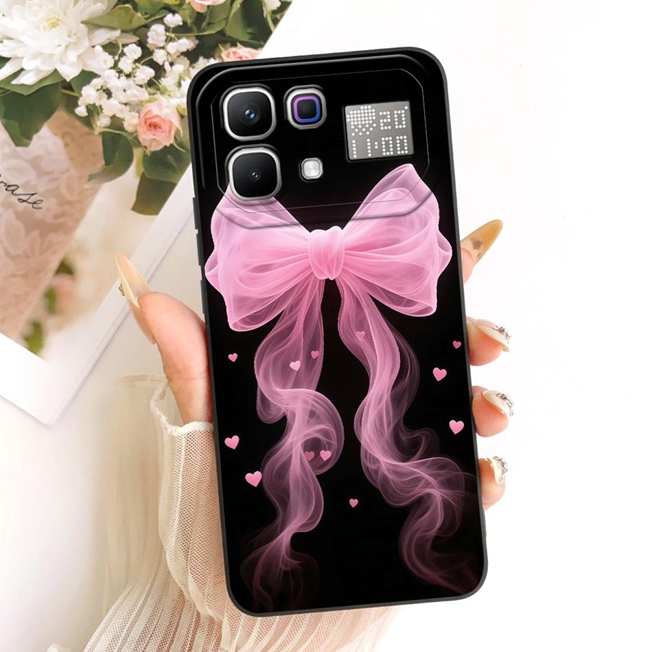 For Infinix Note 60 Pro Note60 Cute Cat Flower Cartoon Phone Case For Infinix Note 60 60Pro 5G Soft Silicone Covers Bumpers