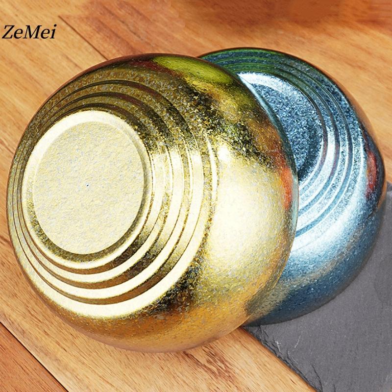 1Pcs Pure Titanium Double-Layer Bowl,450 ml Threaded Texture Drop-Proof Heat-Resistant Home Rice Bowl Food Tableware,Kitchenware