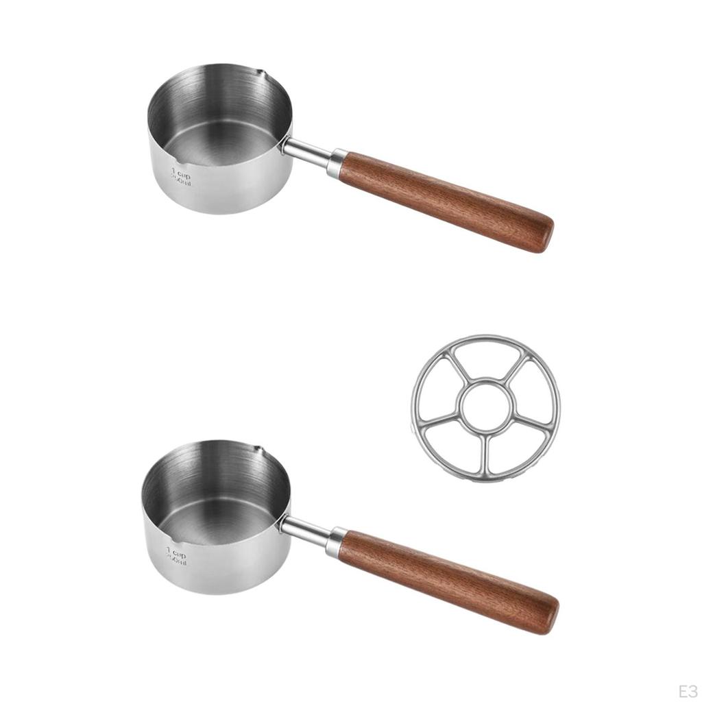 Compact Stainless Steel Cooking Pot with Heat-resistant Grip