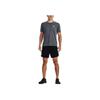 Under Armour Solid Color Crew Neck Short Sleeve T-Shirt Men Tops Gray 1369743-012