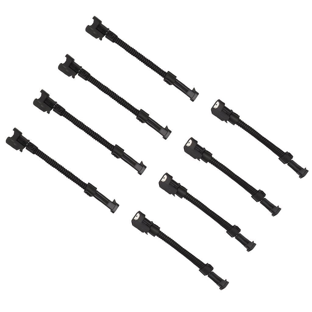 8Pcs Fuel Injector Wiring Adapter for Delphi LQ4 LQ9 4.8 5.3 6.0 To LS2 LS3 LS7 EV6 Injector Adapter