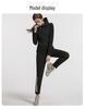 Women's Autumn/Winter Hooded Yoga Cardigan - Slim Fit, Long Sleeve Sportswear for Fitness & Running