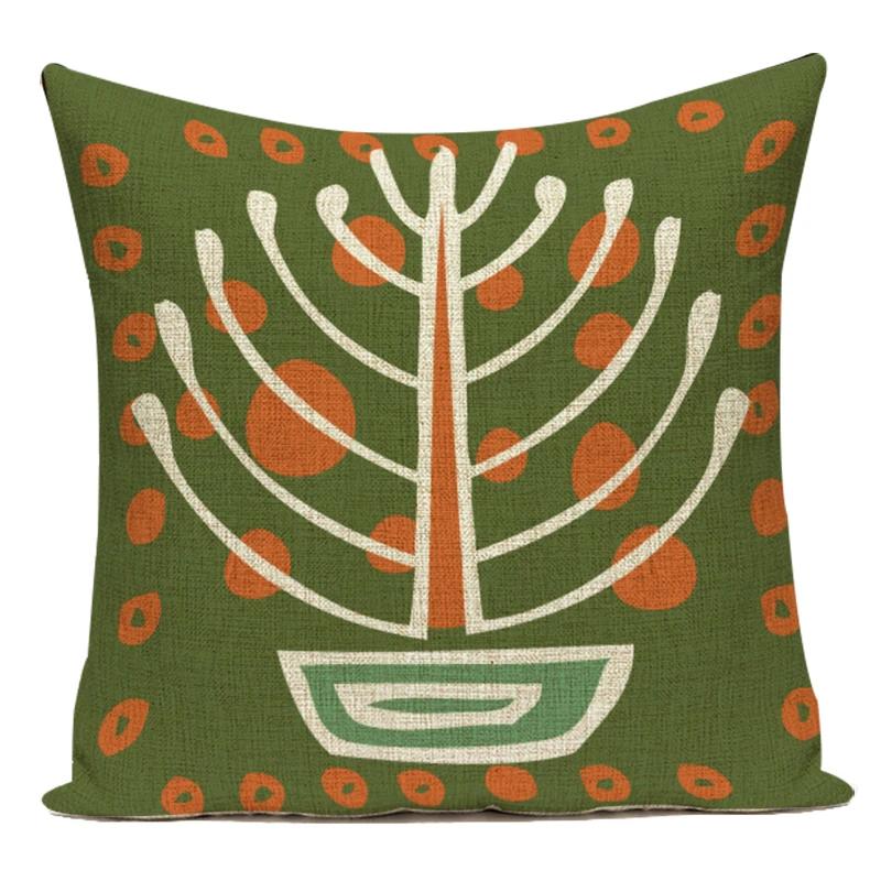 African Style Animal Elephant Geometric Polyester Pillow Covers Decorative Sofa Home Cushion Cover For Living Room Decoration