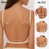 Sutiã Feminino Sem Costura Grande Sem Costas em U Lingerie de Costas Bonitas Sutiã Push-up para Seios Pequenos com Bojos
