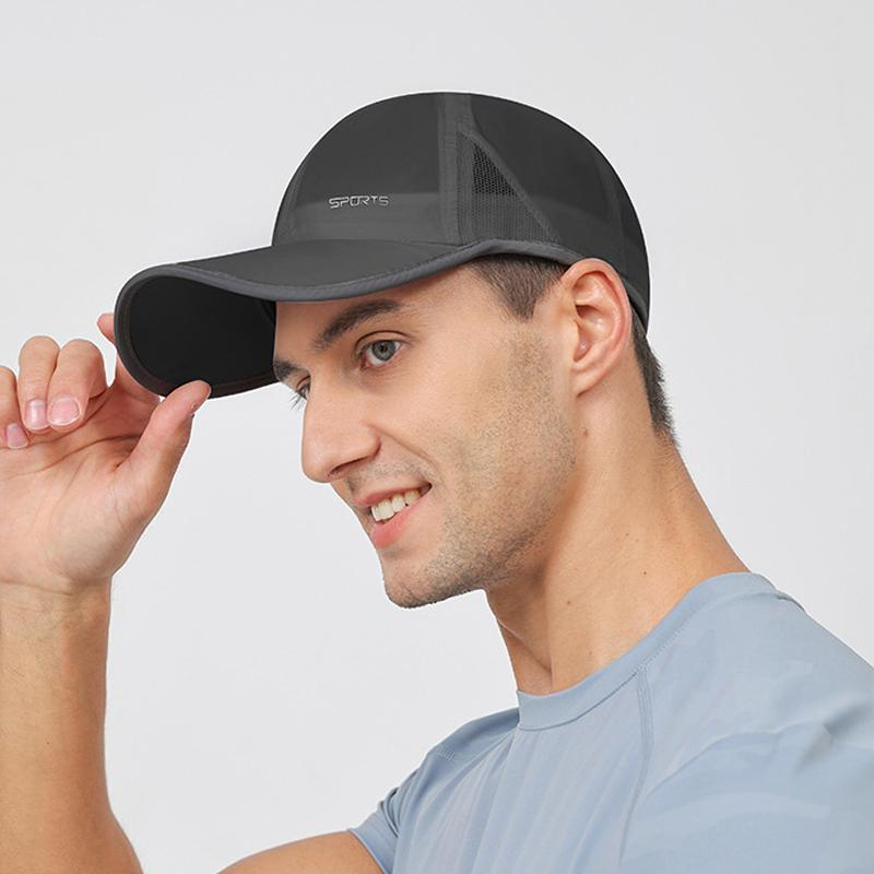 Spring Summer Outdoor Quick-drying Cap Men's Sports Running Baseball Cap Women's Thin Sunshade Sunscreen Cap