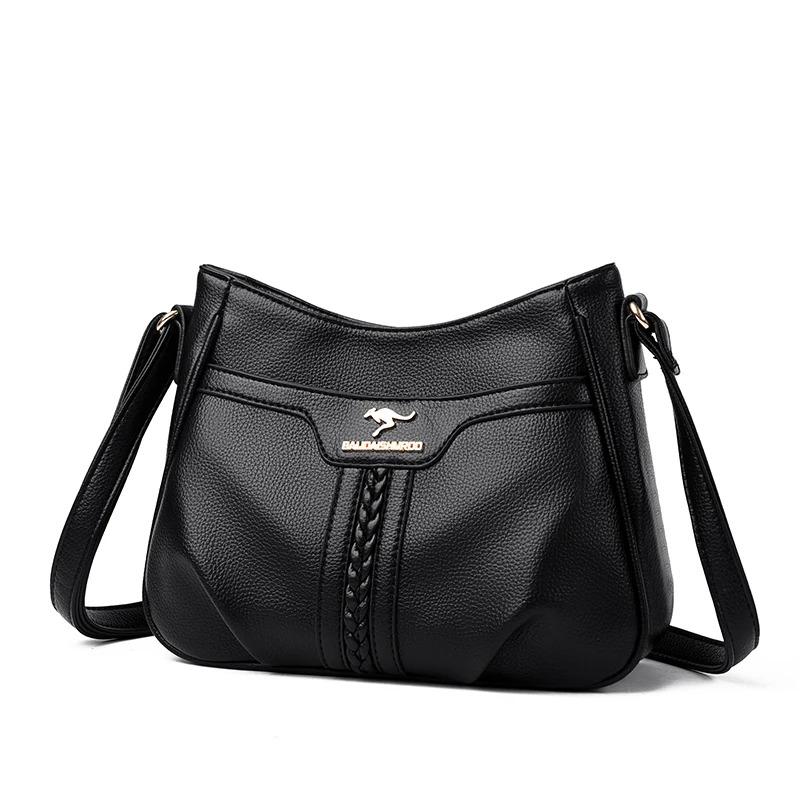 Einfache Retro Damen Schultertasche, Lässige Umhängetasche, Modische Damen Schultertasche, Geeignet für Alltag, Shopping, Pendeln
