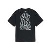 New MLB Basic New York Yankees T-Shirt Unisex Black 3ATSB0353-50BKS