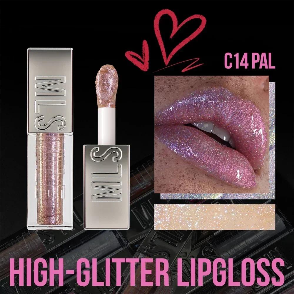 Super Flash Wasserdichter Diamant Schimmer Glitzer Lipgloss 6 Farben Funkelnder Flüssiger Lippenstift Perlen Lipgloss Sexy Lippen Make-up