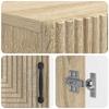 Shoe Cabinet HAARLEM 59.5 X 39.5 X 89.5 Cm Wood Material