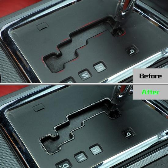 Interior Gear Shift Knob Cover Trim for Dodge Challenger 2009-2014 Carbon Fiber