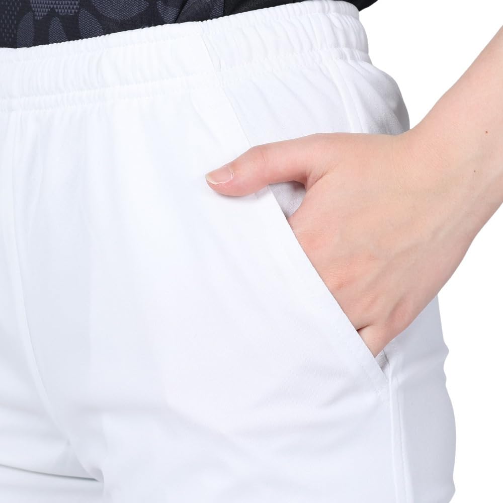 YONEX Gestrickte weiße mittellange Damen-Shorts, 25068, (011),