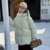 ins sweet girls medium and long down jackets medium and older girls thickened long down jackets duck down