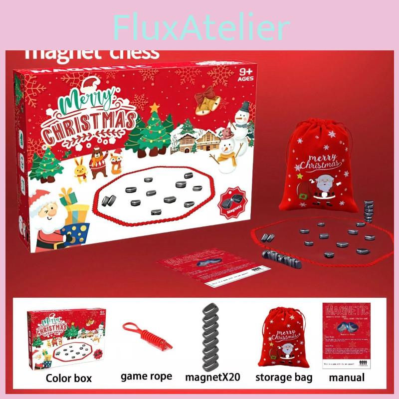 Christmas Magnetic Chess Game 20 Pieces Game Stones Set For Kids Party Gifts