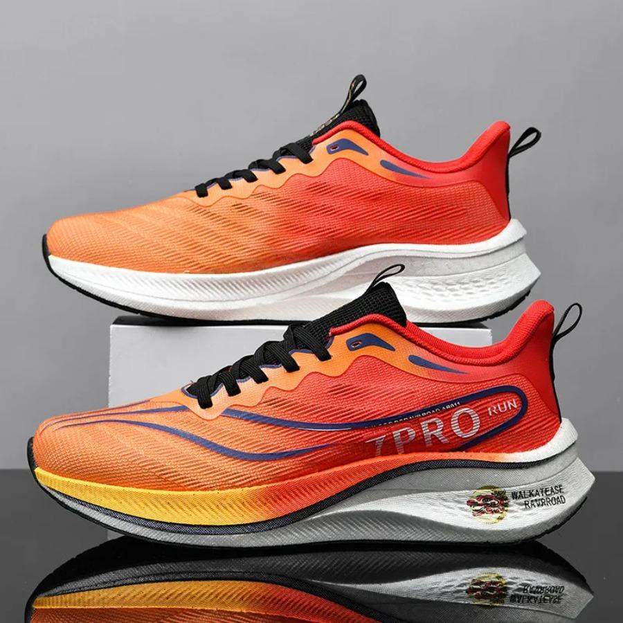 2025 Summer Men's Running Shoes New Professional Carbon Plate Sports Training Shoes Outdoor Non-slip Shock-absorbing
