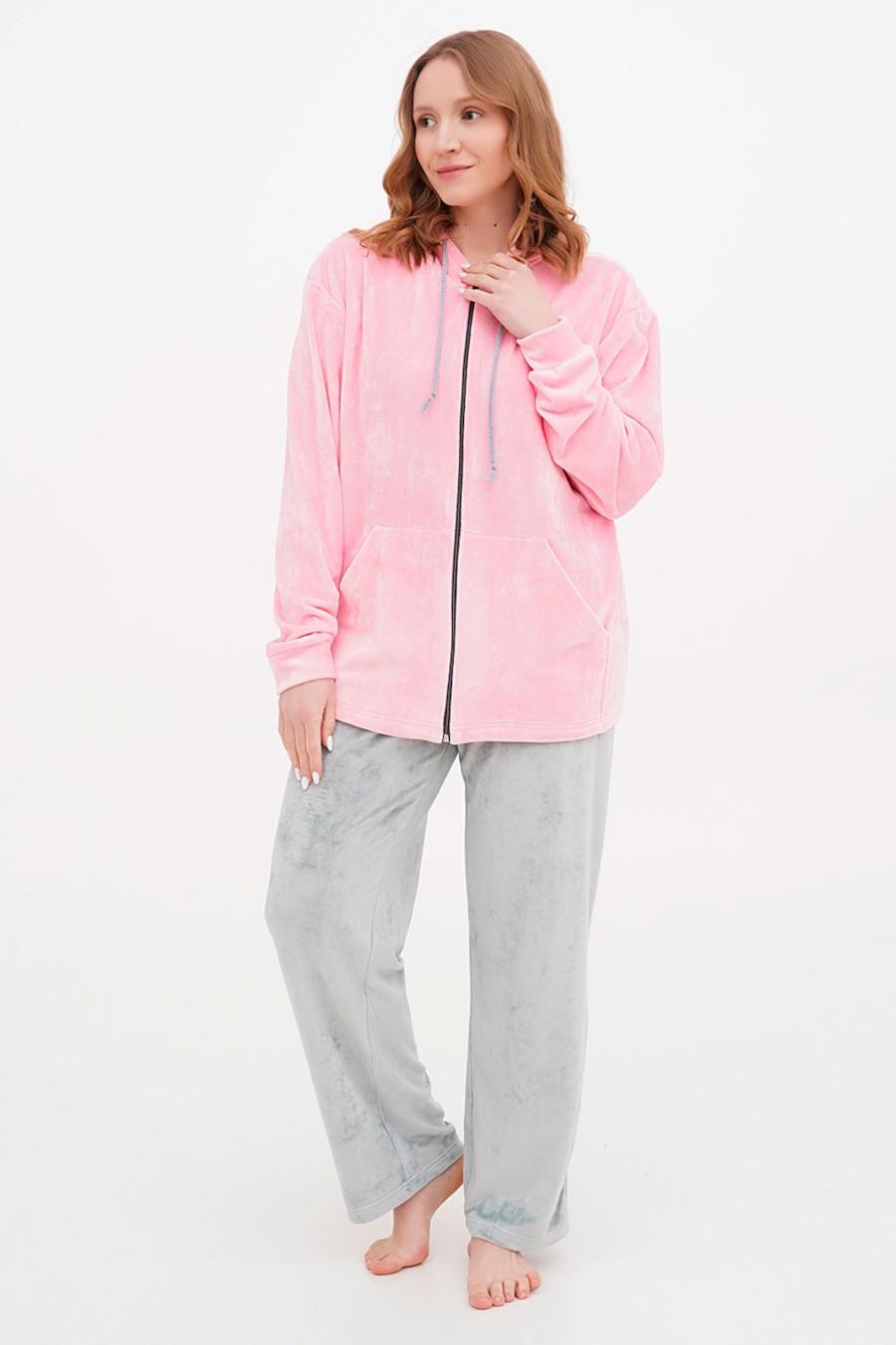 

комплект: жіноча і брюки Fleri (87054) 50(2XL) рожевий