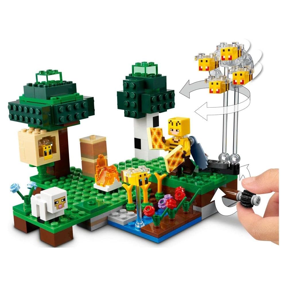 LEGO Minecraft Bee Farm Set 21165 Building Blocks Toy for Kids Ages 8 and Up