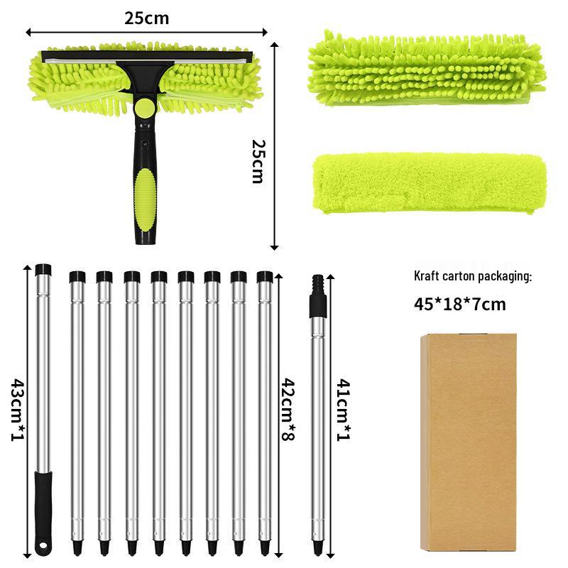 

Двусторонний стеклоочиститель с высоким подъемом: Артефакт 2-в-1: шест для сращивания и скребок для окон 2.05m (5 poles) + 2 cloth covers box pack