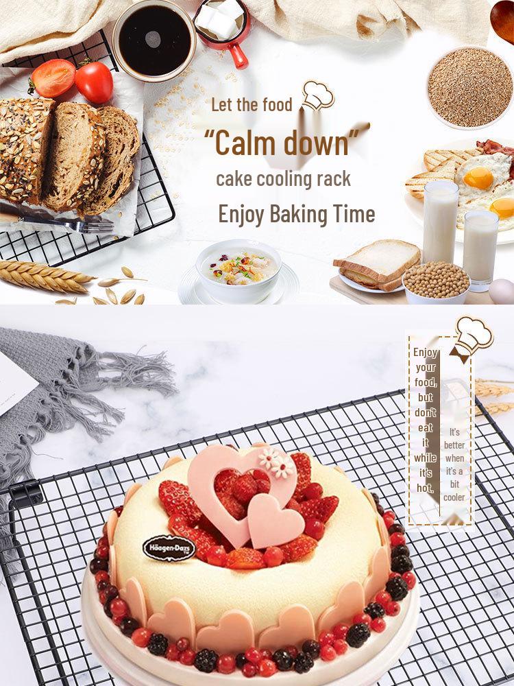 Foldable Non-stick Baking & Cooling Rack – Cake, Bread, Mooncake & Grill