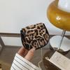 Koreanischer Stil Leopardendruck Satteltasche Modische Kette Schulter Crossbody Tasche