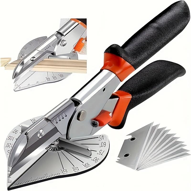 45-135 Degree Adjustable Miter Cutter – Multi-Angle Scissors for Plastic, PVC, Molding Trim, Wall Panels
