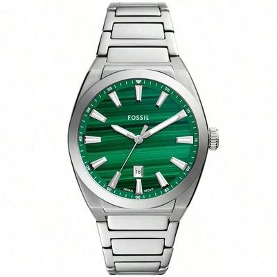 Everett Dreizeiger-Datumsanzeige-Armbanduhr aus Edelstahl FS6056