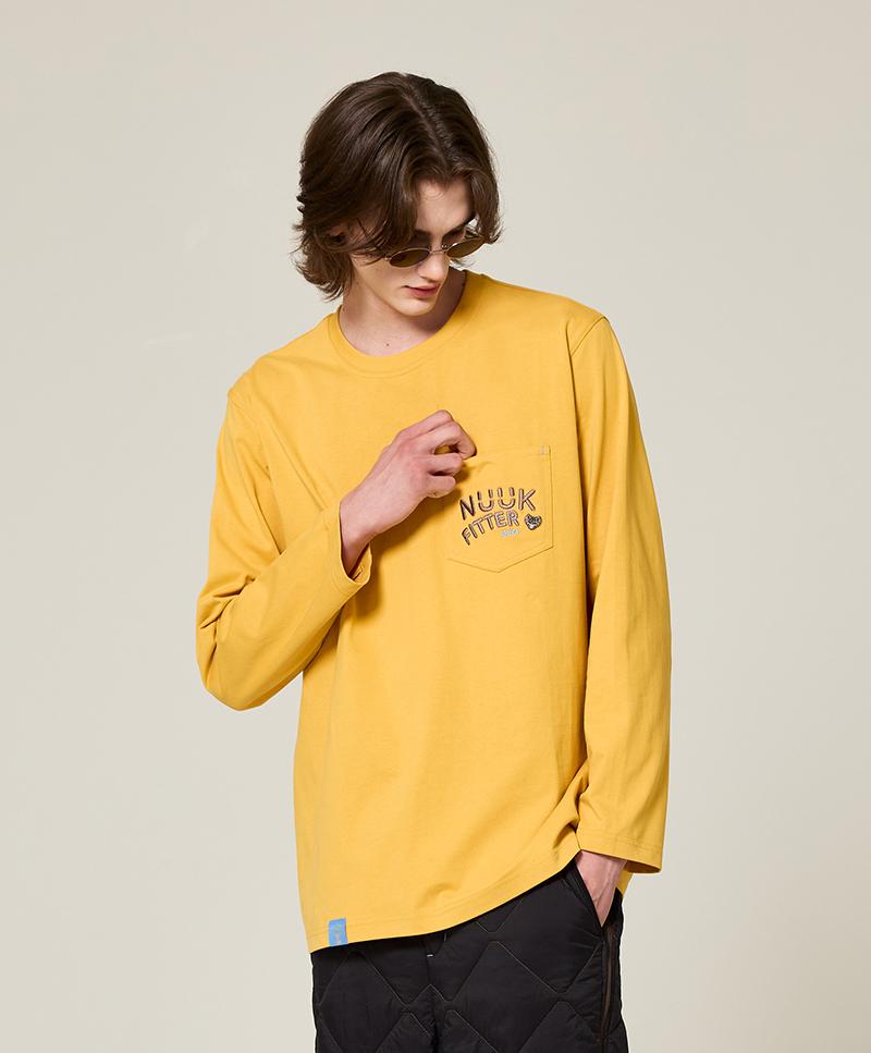 NUUKFITTER Long Sleeved Pocket T-Shirt [Mustard]