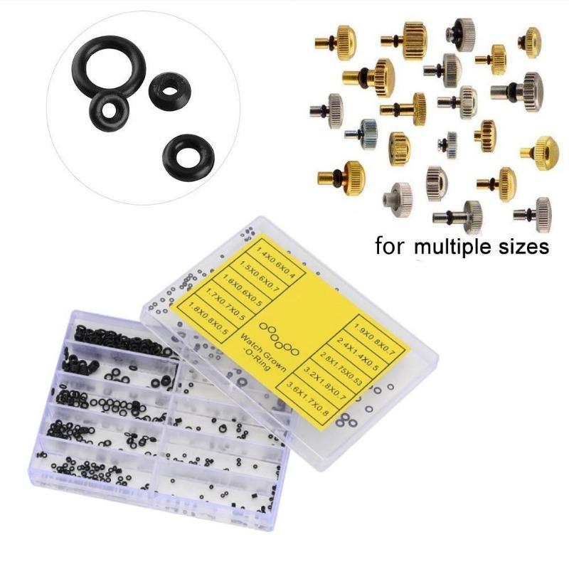 Mini Rubber O-Ring Watch Crown Waterproof Watch Back Cover Gaskets Watch Repair Tool Accessories Waterproof Washer O-Ring