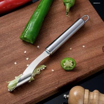 פורס ירקות חותך מגלענים מסיר זרעים עגבנייה פלפל גאדג'טים מנירוסטה מכשיר לפירות גילעון חלפיניו