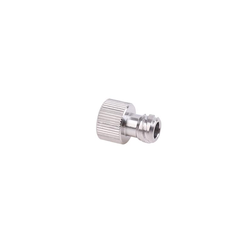 Syringe Stainless Steel Tip Caps With Luer Lock Screw Type Connection Luer Plug