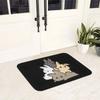 1pc Non-slip Cute Rabbit Home Doormat | Lightweight Polyester Machine Washable, Rectangular Welcome Rug for Indoor Decoration
