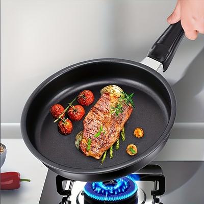 Juego de Sartén de Hierro Fundido - Antiadherente, Ideal para Bistec, Huevos y Asar, sartén - Compatible con Cocinas de Inducción y Gas