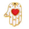 Modern Eye In Hand Designs Heart Shaped Pendant Necklace Stainless Steel 11 Variations Comfortable Fit