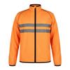 Veste de cyclisme orange coupe-vent pour moto tout-terrain et cyclisme, pour les sorties pêche