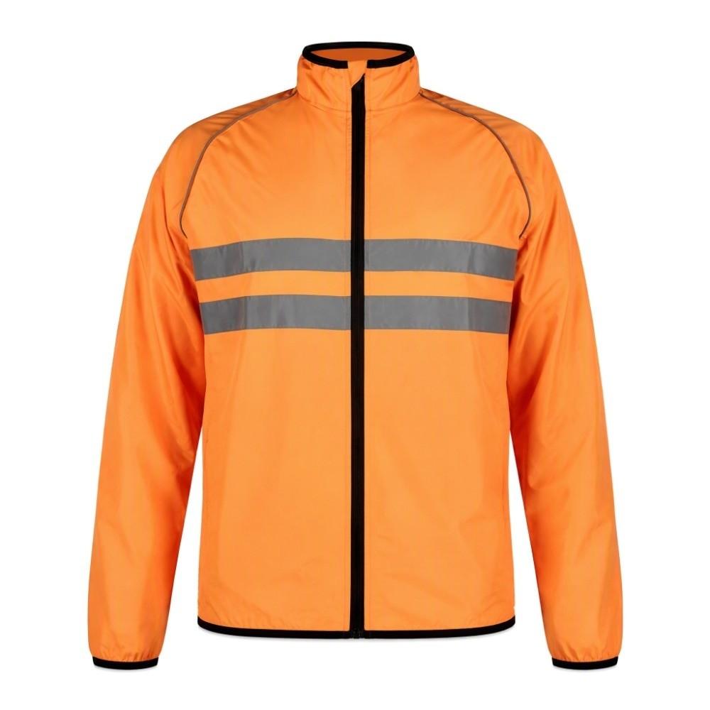 Veste de cyclisme orange coupe-vent pour moto tout-terrain et cyclisme, pour les sorties pêche
