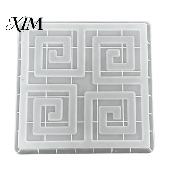 Easy DIY Garden Tile Mold Reusable Concrete Path Stepping Stone Mold, Pavement Cement Mould, Home Craft Project for Enthusiasts Patio Walkway