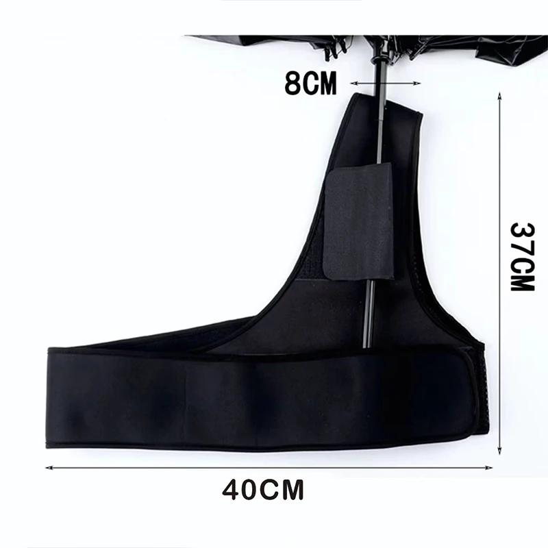 

1PC Portable Back Support Umbrella Holder, Sunshade, UV Protection, Umbrella Fixing Device with Shoulder Straps.