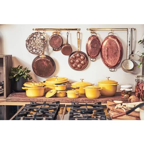 Staub La Cocotte de GOHAN Citron M 16cm Rice Cooker, 2-cup Capacity, Cast Iron Enamel Rice Cooker [Official Japanese Product] La Cocotte de GOHAN Citr