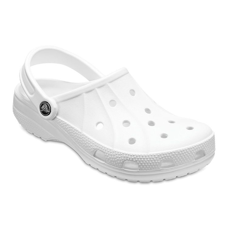 Crocs Ralen Clog EVA Hole Round Toe Beach Sandals Unisex Sandals White 15907-100