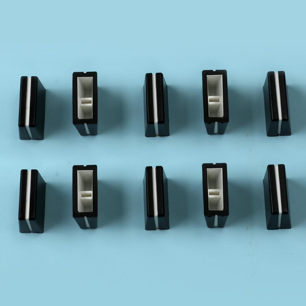10pcs Fader Caps, Fader Caps Mixer Slider Fader Knobs for Pioneer DJM350, 400, 500, 700, 750, 800, 850, 900NEXUS, 900SRT, 900NXS2, 2000, 2000nexus