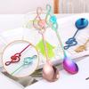 1pc 304 stainless steel note heart-shaped spoon coffee dessert spoon children's large dining spoon