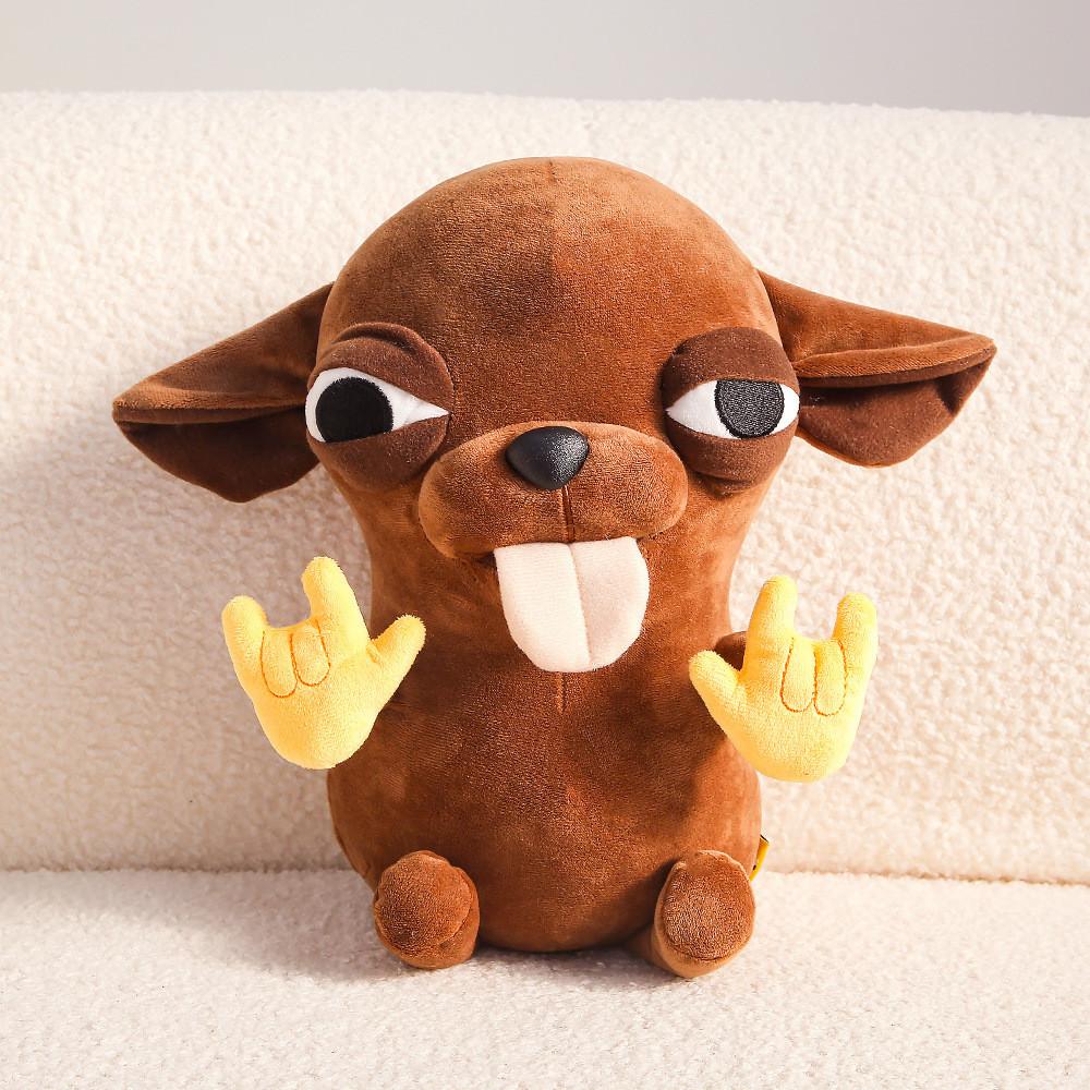

Plush Chihuahua Toy With Super Soft Short Plush For Kids Gift And Collection Rock